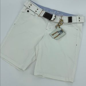 Industrial Cotton White Shorts. Sz. 15